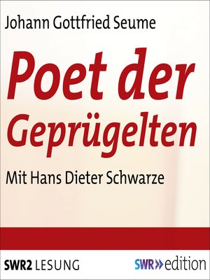 cover image of Poet der Geprügelten--Ein plebjischer Intelektueller